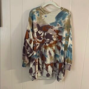 Natural Life Tie Dye Knit Sweater